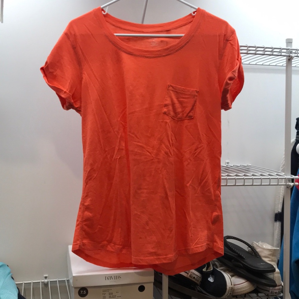 Orange shirt